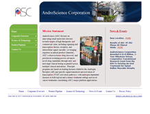 Tablet Screenshot of androscience.com